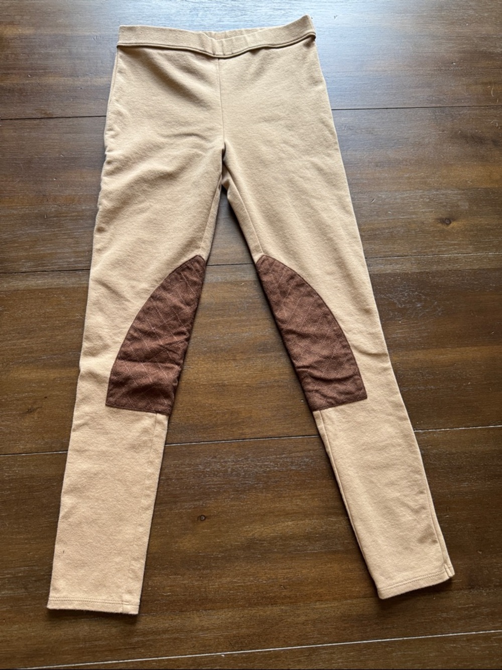 Sz 12 Janie and Jack cotton blend riding equestrian ponte pants leggings